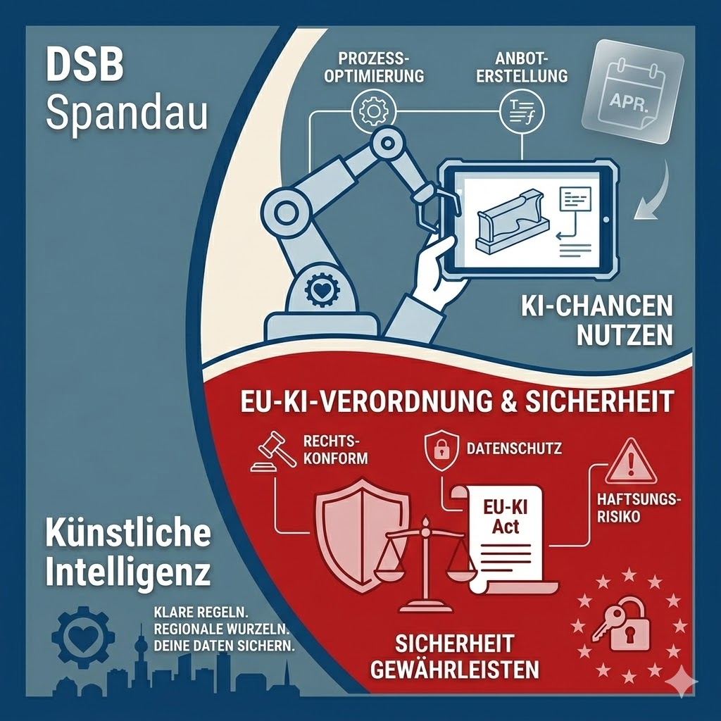 Künstliche Intelligenz im Handwerk - Rechtssicher einsetzen – Chancen nutzen, Risiken vermeiden
